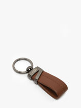Sleutelhanger Leder Yves renard Bruin foulonne 2328-vue-porte